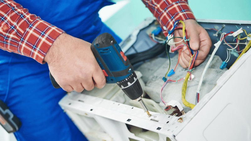 Sincan Viessmann Viessmann çamaşır makinesi kart tamiri – Su almama arızası orijinal parça ile giderildi. - Teknik servis örneği
